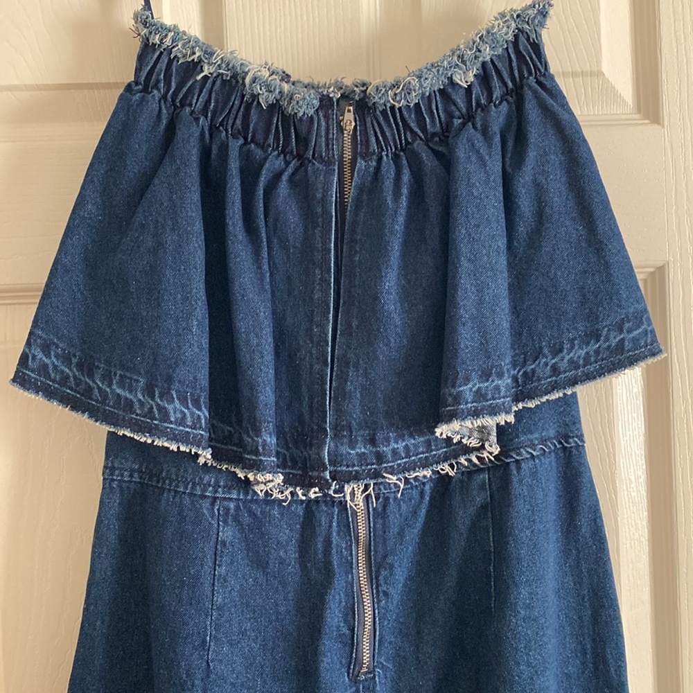Anthropologie Hei Denim Jumpsuit - Picture 5 of 6